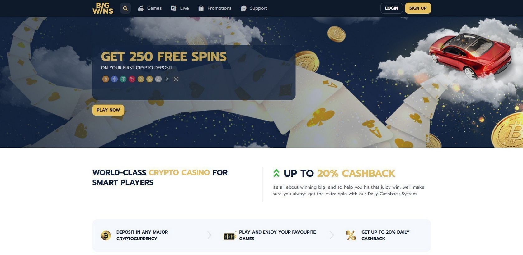 Checking out the interface and style of Big Wins Casino