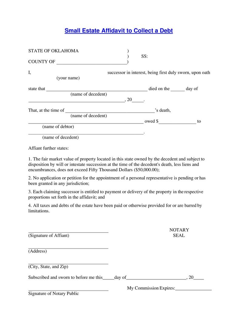 Comprehending the Small Estate Affidavit and Simplified Probate Procedures